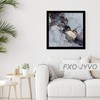 Fxojyvo 7x7 Frame, Black Picture Frame for 7 x 7