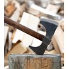 WICING Splitting Axe, 23.6 Inch Double Bit Axe, Beech Handle