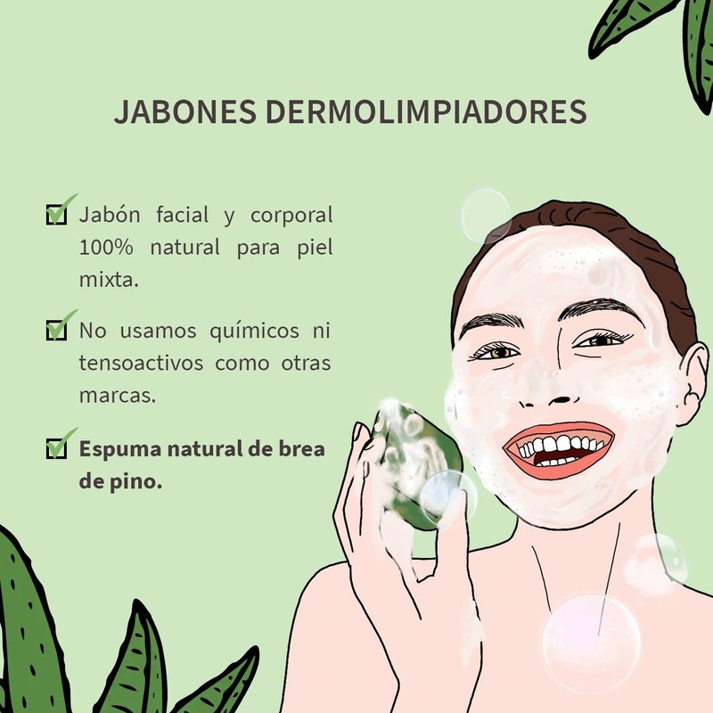 KOBOL | Pack de 4 Jabones Dermolimpiadores Veganos Espuma intensa