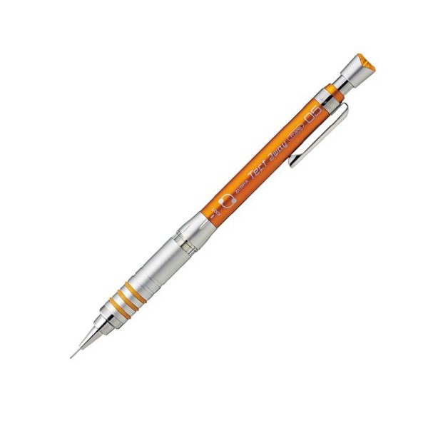 Zebra Mechanical Pencil, Tect 2way, 0.5mm, Orange (MA41-OR)