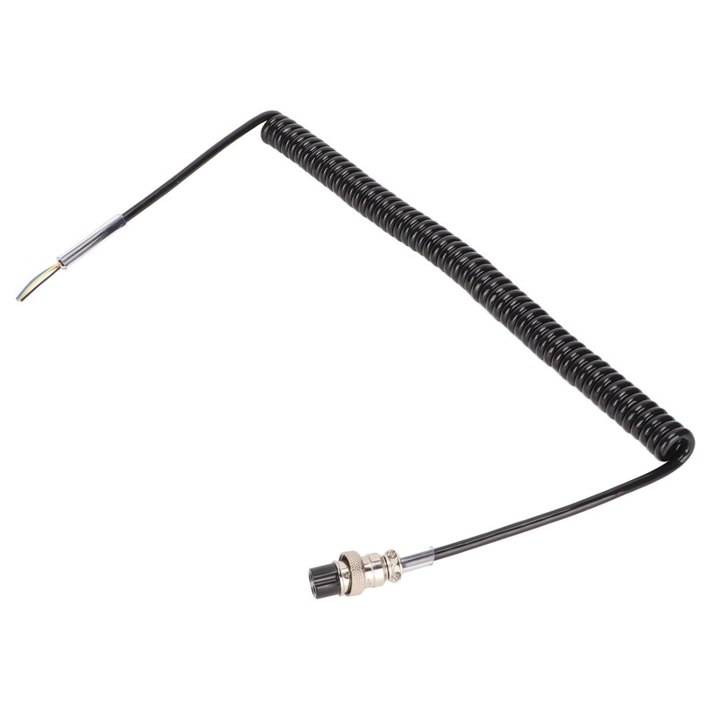 Radio Microphone Cable Replacement Female Hand Mic Cord with Prewired