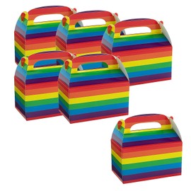 Rainbow Favor Boxes Bulk 48 Pc