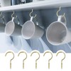 Wiwaplex 10 Pack Ceiling Hooks, 2 Inch Metal Screw Hooks,