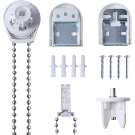 Chain Hoist Replacement Gear for 25 mm Roller Blind Shaft Repair Kit for Metal Blinds Roller Blind Carrier with Caps Complete Set of Poweka