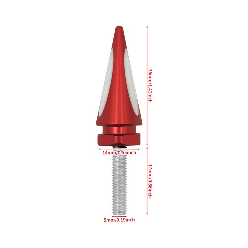HDBUBALUS Motorcycle Fairing Bolts Windshield Trim Screw Bolt Windshield Spike