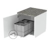 LM 119 Trash Can Pull-Out Cabinet Opener