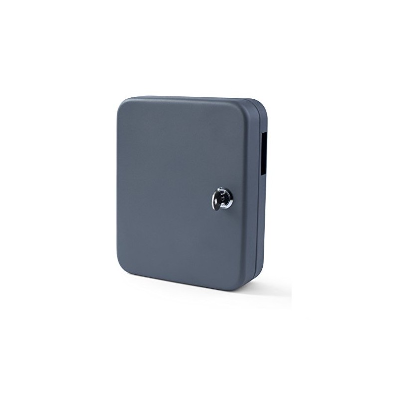 Pavo Key Cabinet with Side Key Slot / Dark Grey