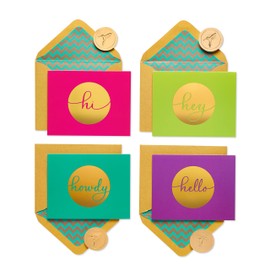 Papyrus Blank Cards with Envelopes, Hello (20-Count)