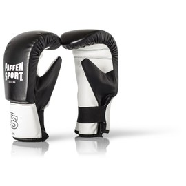 Paffen Sport FIT Boxsack-Handschuhe – schwarz/weiß – Größe: S/M
