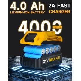 MAXCULAR Cordless Impact Wrench 479Ft-lbs (650N.m) High Torque,1/2 inch Impact Wrench,3200 RPM Brushless Power Impact Gun with 4.0 Ah Battery,Electric Impact Driver for Car Home