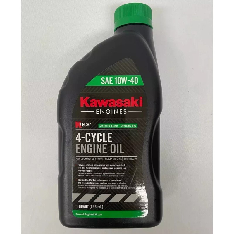 Kawasaki K-Tech SAE 10W-40 Engine Oil Quart