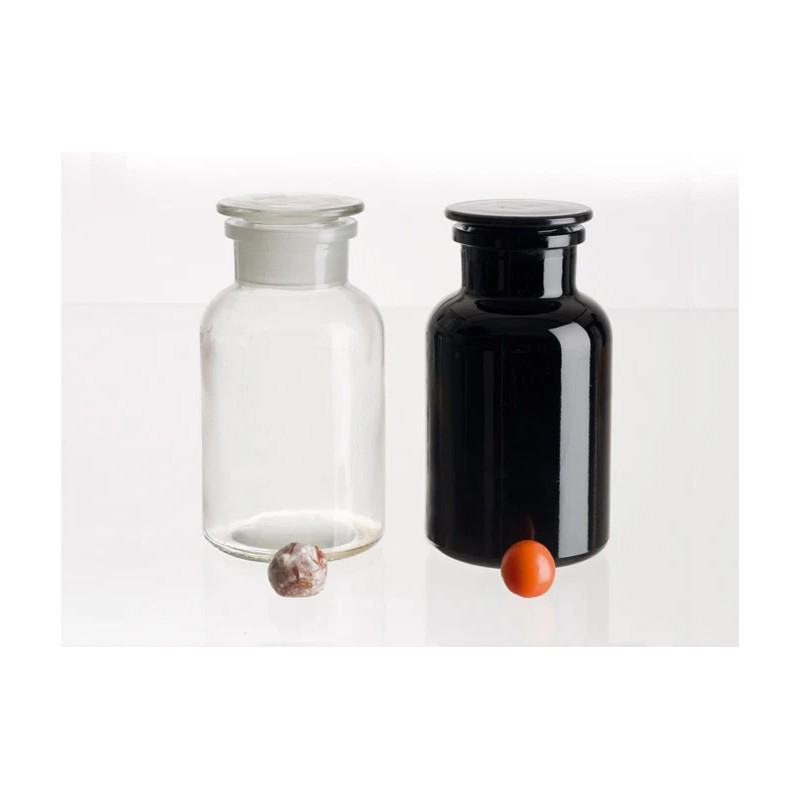 Mypharmjar Miron Glass storage Jar 250ml w/digital sensor lid -