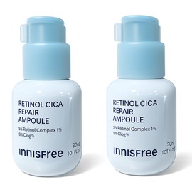 NEW Innisfree Retinol Cica Pore Trace Ampoule 30ml+30ml / NEW 이니스프리 레티놀 시카 모공 흔적 앰플 30ml+30ml
