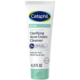 Cetaphil Acne Face Wash, 2% Salicylic Acid Cleanser for Sensitive Skin, 4.2oz