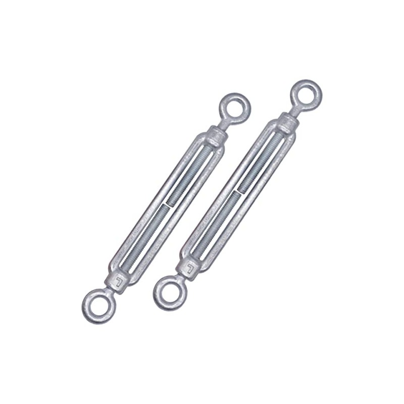 Turnbuckle Wire Tensioner M8, Adjustable Turnbuckles Eyelet and Eyelet, Rope