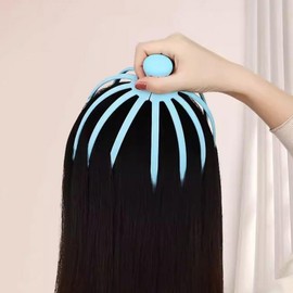 360 degree roller scalp massager octopus foot type head massage device acupressure scalp massager foot massager random 3ea