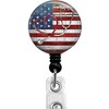Retractable ID Card Badge Holder with Alligator Clip, Name Nurse