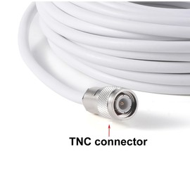 PLOSON PA-05 1 pcs Marine Gps antenna with 10 meter cable TNC connector or SMA connector RF Cable 10m RG-58 (TNC Male connector)
