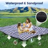 sapsisel 80”x 80” Picnic Blanket Extra Large, Waterproof and Foldable