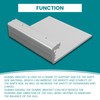 HECASA Aluminum Slider Base Compatible with Crestliner SureMount Gunnel Bracket,