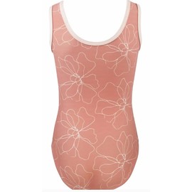 k-Bee Leotards Savannah Coral Girl's Gymnastics Leotard (Child 11-12