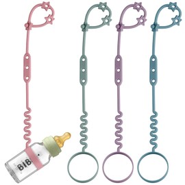 Correas de seguridad para juguetes, paquete de 3 correas de silicona para taza con boquilla, correa para taza con boquilla para bebé, mantenga las botellas y las tazas con boquilla cerca y fuera del