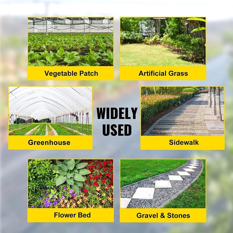 Garvee 6.5ft x 300ft Premium 3oz Pro Garden Weed Barrier