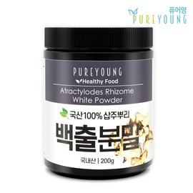 Domestic Baekchul Powder Powder 200g Powder Root Powder / 국산 백출 가루 분말 200g 삽주뿌리 가루 분말