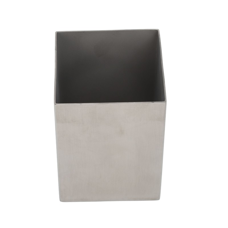 Pencil Cup 304 Stainless Steel Pencil Holder Thicken Durable Rectangular