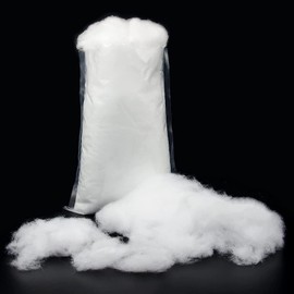 XNBTFK Christmas Fake Snow Decoration, 1 Bag 150g/5.3Oz Christmas Artificial Snow Fake, Artificial Snow for Christmas Tree, Fiber Fluffy 3D Snow for Holiday Decor