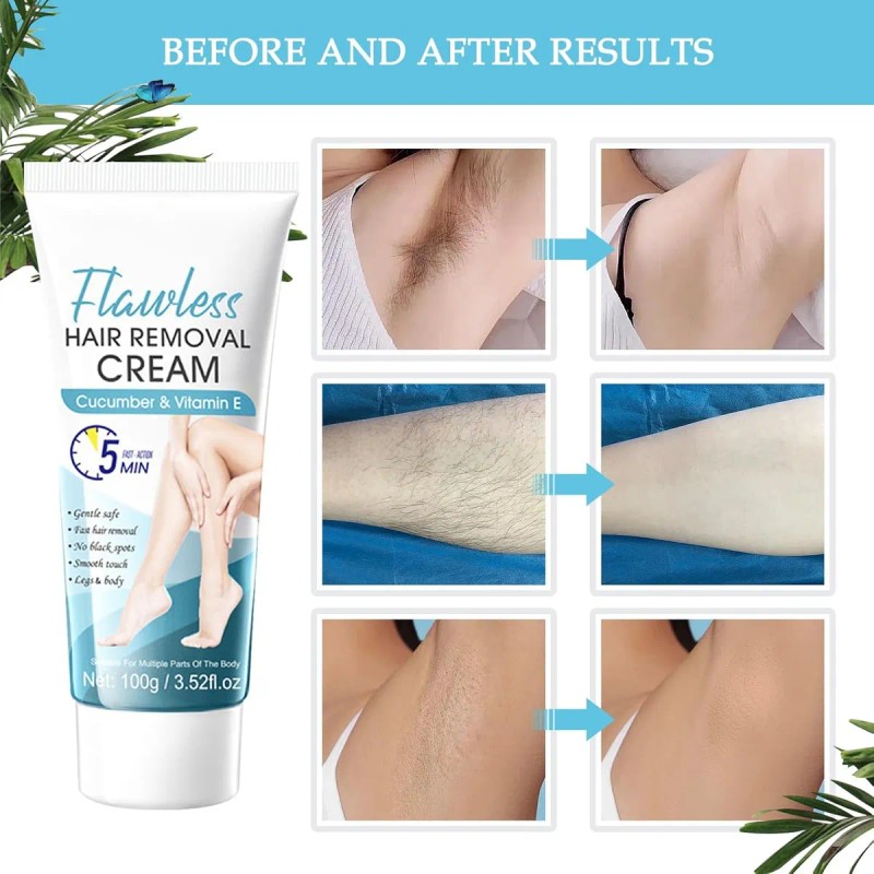 Crema Depilatoria Para Mujeres Y Hombres (3 Unidades), Indol