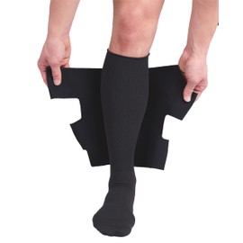 CircAid JuXtalite Lower Leg System Black Full Calf Short Large