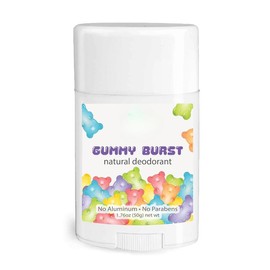 Natural Deodorant for Kids & Teens, Aluminum Free, Paraben Free, Hypoallergenic Deodorant, Gummy Burst (1.76oz) - Color: Gummy Burst, Style: 1-Pack
