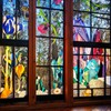 PALJOLLY 6 Sheets 7 1/2 x 6 inch Iridescent Stained