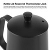 550ml Stainless Steel Long Gooseneck Coffee Pot Kettle with Lid