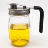 Regular Mouth Mason Jar Flip Pouring Spout Lids with Handle.Turns