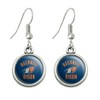 Bucknell Bison Novelty Dangling Drop Charm Earrings