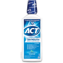 ACT Total Care Dry Soothing Mouthwash, Mint, 18 Fl Oz (Pack of 1)