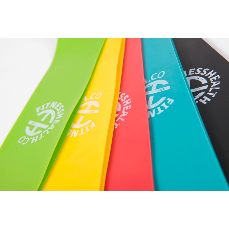 Fitness Health Resistance Bands 5 Band Loops Set