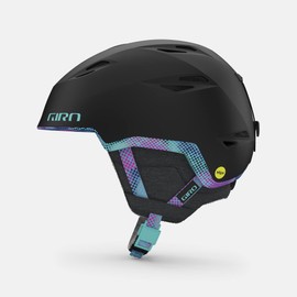 Giro Envi Spherical MIPS Ski Helmet - Snowboard Helmet for Women - Matte Black Chroma Dot - S (52-55.5cm)