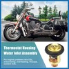 A ABSOPRO Boat Thermostat Replacement 6E5-12411-00 for Yamaha Outboard Motor