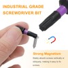 sourcing map 4pcs T15 Torx Screwdriver Bit 1/4" Hex Shank