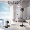 Czlife F9 Portable Fan, 10000mAh Rechargeable Battery Powered for Travel