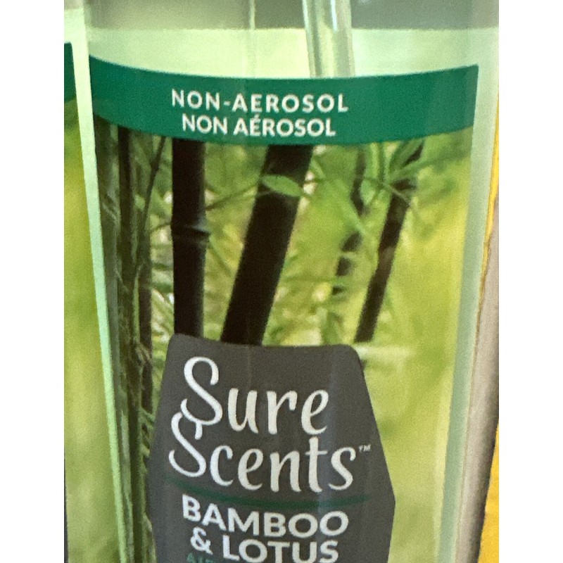 Sure Scents 💚 BAMBOO LOTTUS NON AEROSOL Air-Freshener Room Mist