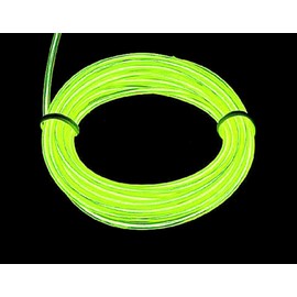 Neon Green Ambient Lighting EL Light Strip Car Interior Lighting Light Strip 12 V (300 cm)