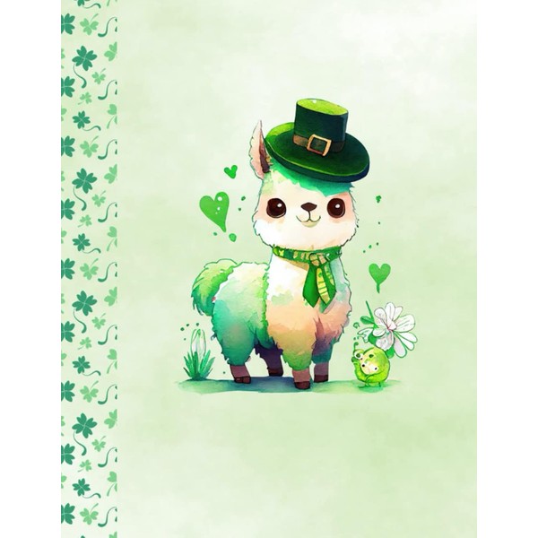 Shamrock Cute Camel St Patricks Day Composition Notebook: St. Patrick's