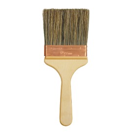 ProDec 5 inch Pure Bristle Trade Professional Wall Brush for Fast Painting with Emulsion Paints on Walls and Ceilings and as a Splash Brush for Plastering, 5" 125mm