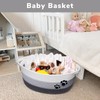HiChen Small Dog Toy Basket, Cute Woven Baskets for Shelves,