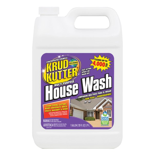 Krud Kutter HW012 Multi-Purpose House Wash , 1 Gallon (Pack of 1)