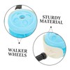 Beavorty 4pcs Walker Wheels Detachable Plastic Caster Wheels with Silent